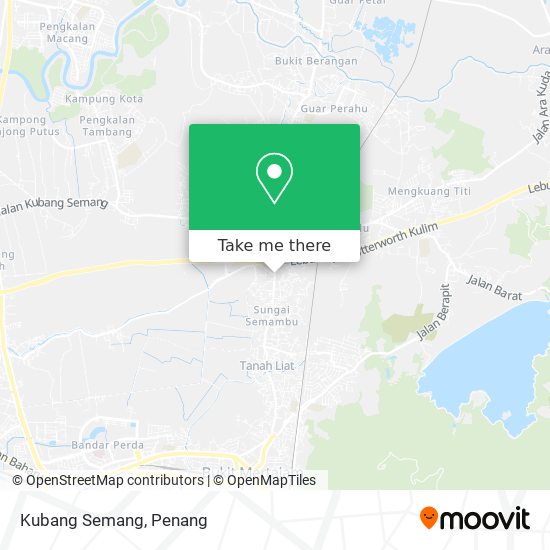 Kubang Semang map