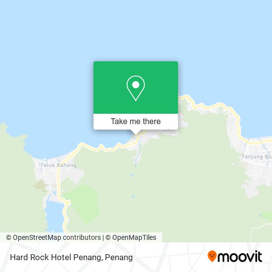 Peta Hard Rock Hotel Penang