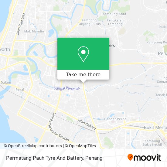 Permatang Pauh Tyre And Battery map