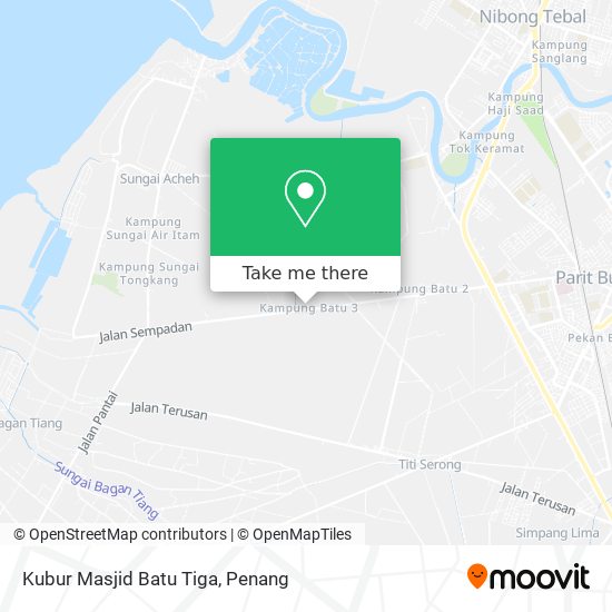 Peta Kubur Masjid Batu Tiga