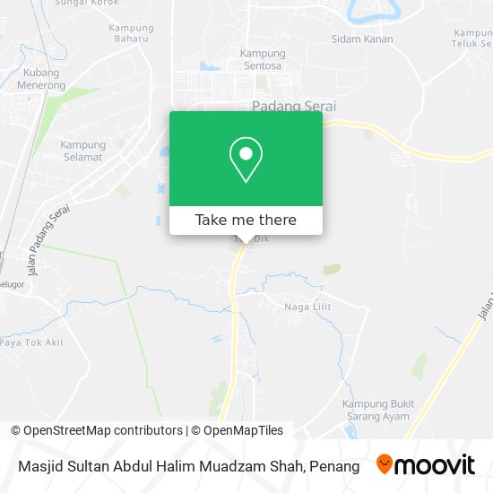 Masjid Sultan Abdul Halim Muadzam Shah map