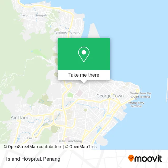 Island Hospital map