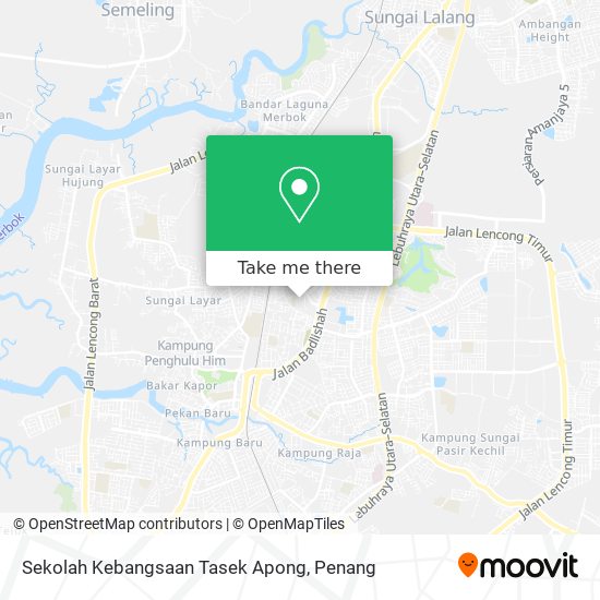 Sekolah Kebangsaan Tasek Apong map