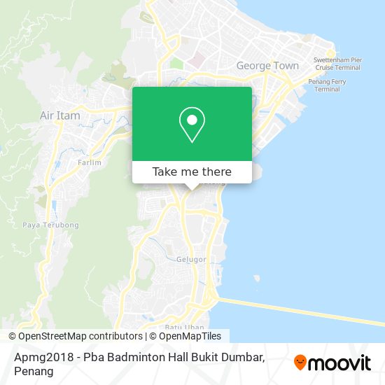 Apmg2018 - Pba Badminton Hall Bukit Dumbar map