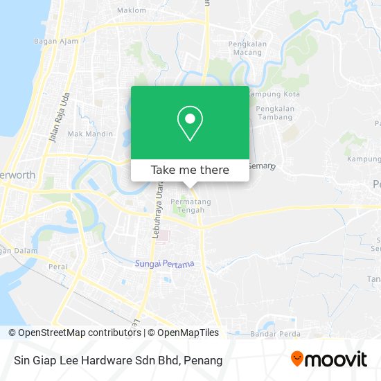 Sin Giap Lee Hardware Sdn Bhd map