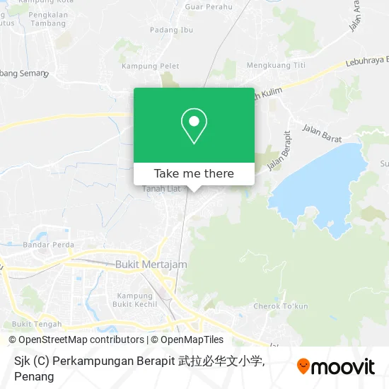 Sjk (C) Perkampungan Berapit 武拉必华文小学 map