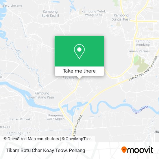 Tikam Batu Char Koay Teow map