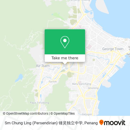 Sm Chung Ling (Persendirian) 锺灵独立中学 map