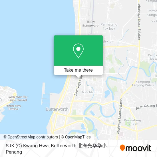SJK (C) Kwang Hwa, Butterworth 北海光华华小 map