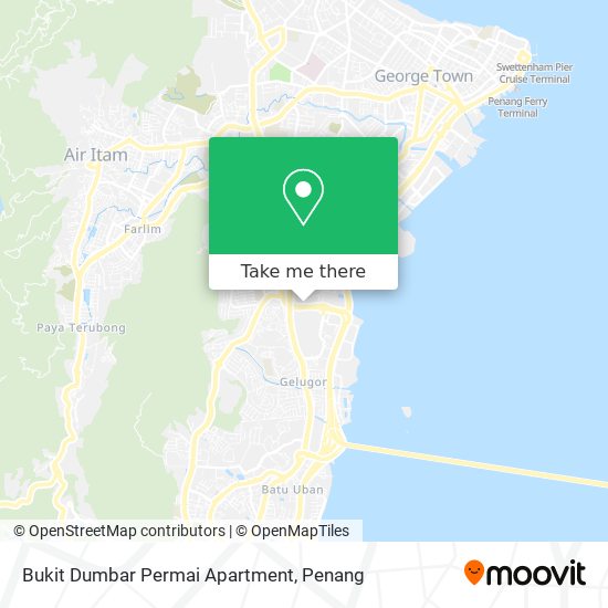 Peta Bukit Dumbar Permai Apartment