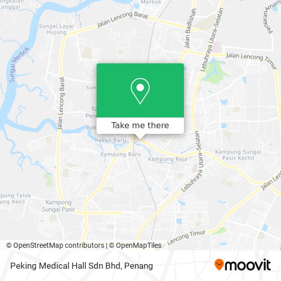 Peta Peking Medical Hall Sdn Bhd