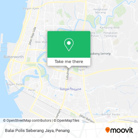 Balai Polis Seberang Jaya map