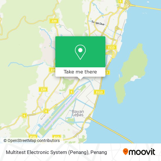 Multitest Electronic System  (Penang) map