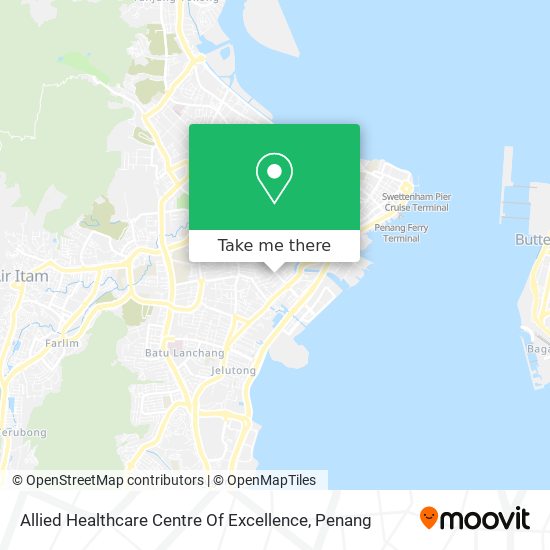 Allied Healthcare Centre Of Excellence map