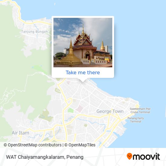 WAT Chaiyamangkalaram map