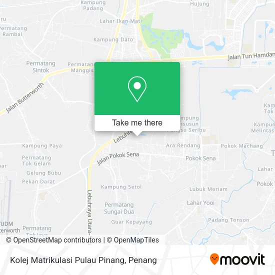 Kolej Matrikulasi Pulau Pinang map