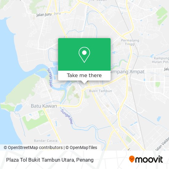Plaza Tol Bukit Tambun Utara map