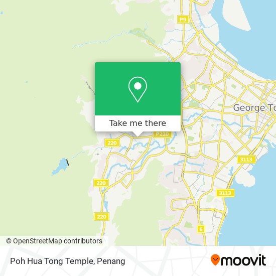 Peta Poh Hua Tong Temple