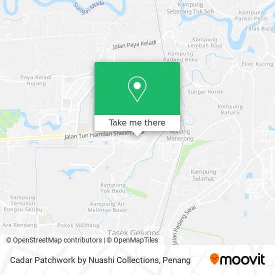Cadar Patchwork by Nuashi Collections map