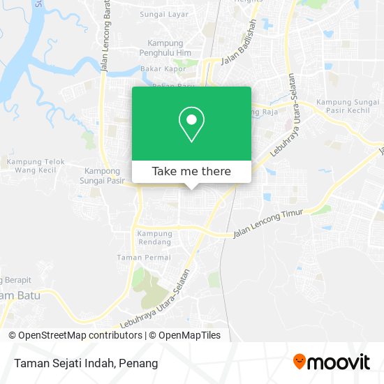 Taman Sejati Indah map