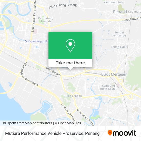 Mutiara Performance Vehicle Proservice map