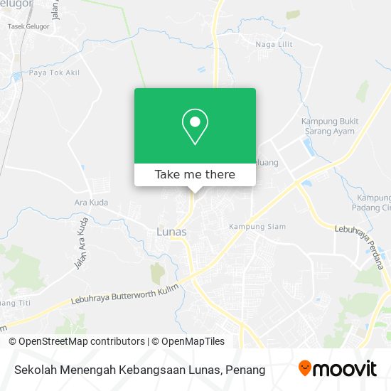 Sekolah Menengah Kebangsaan Lunas map