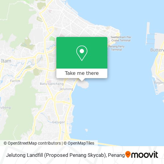 Peta Jelutong Landfill (Proposed Penang Skycab)