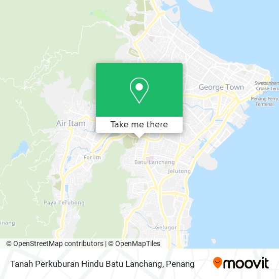 Tanah Perkuburan Hindu Batu Lanchang map