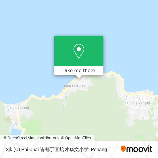 Sjk (C) Pai Chai 峇都丁宜培才华文小学 map