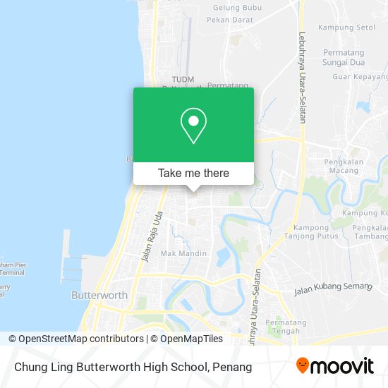 Chung Ling Butterworth High School map