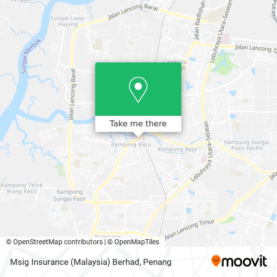 Msig Insurance (Malaysia) Berhad map