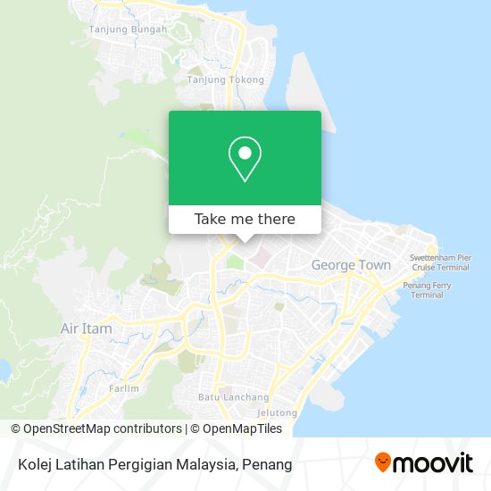 Kolej Latihan Pergigian Malaysia map