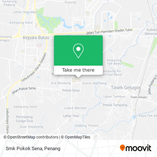 Smk Pokok Sena map