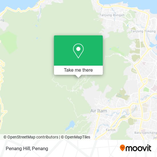 Peta Penang Hill