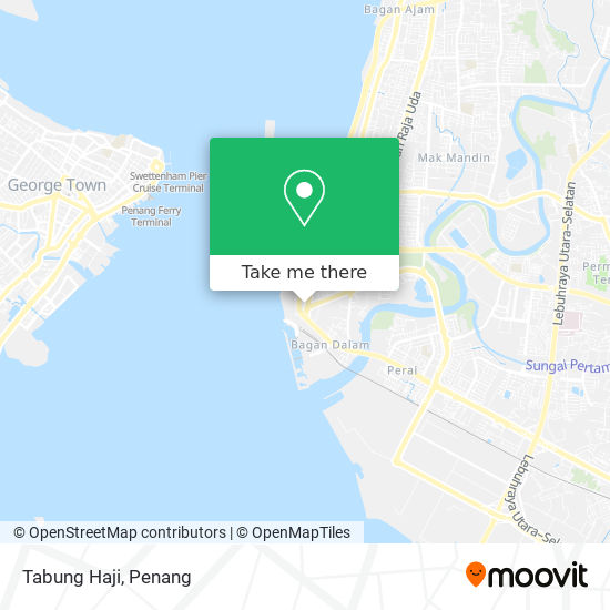 如何坐公交 轮渡或火车去pulau Pinang的tabung Haji Moovit