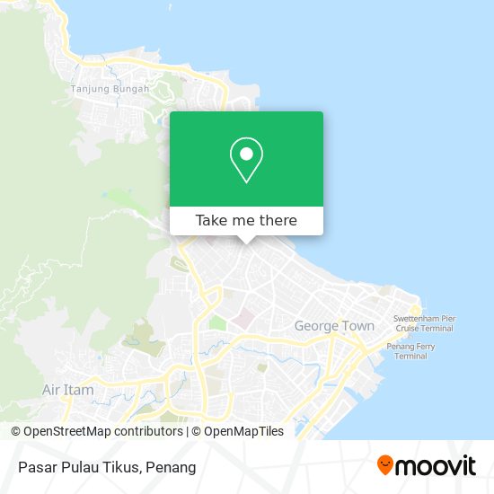 Pasar Pulau Tikus map