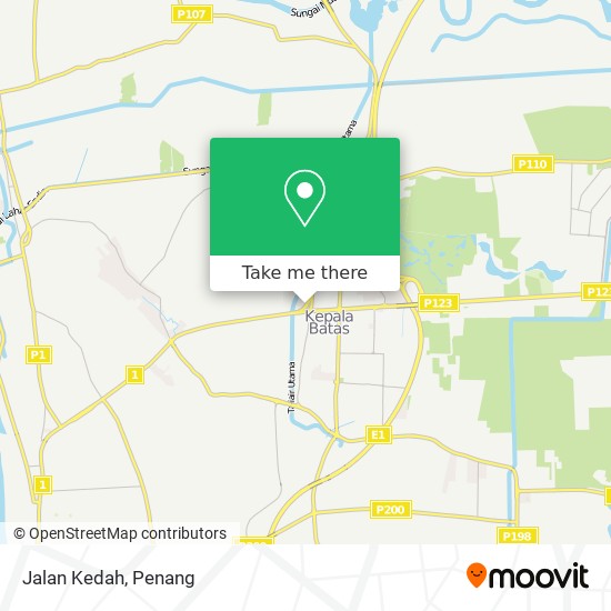 Jalan Kedah map