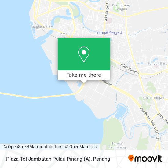 Plaza Tol Jambatan Pulau Pinang (A) map