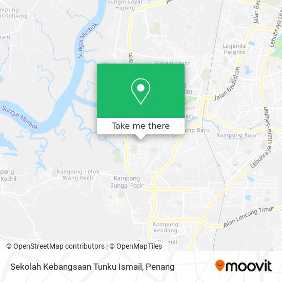 Peta Sekolah Kebangsaan Tunku Ismail
