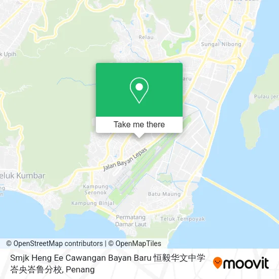 Peta Smjk Heng Ee Cawangan Bayan Baru 恒毅华文中学峇央峇鲁分校