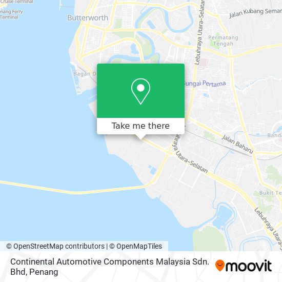 Peta Continental Automotive Components Malaysia Sdn. Bhd