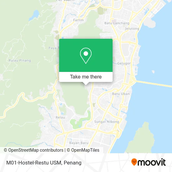 M01-Hostel-Restu USM map
