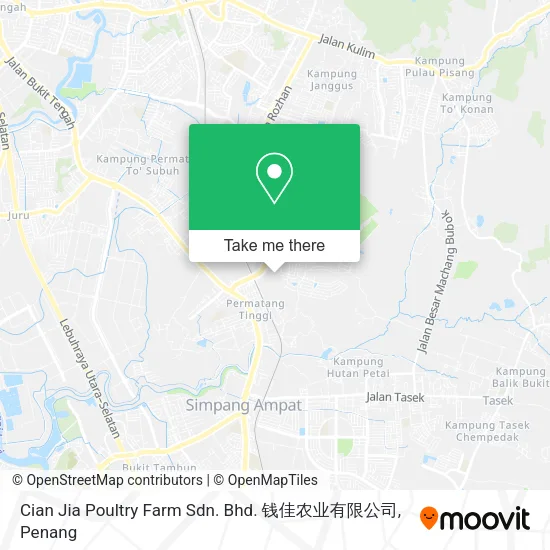 Cian Jia Poultry Farm Sdn. Bhd. 钱佳农业有限公司 map