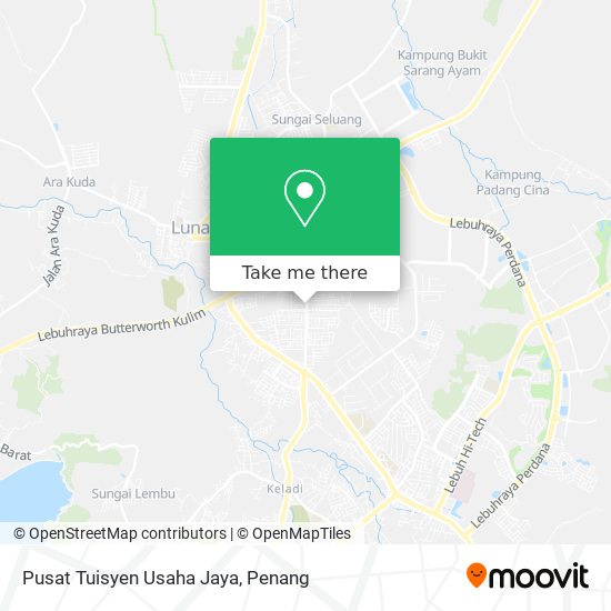Peta Pusat Tuisyen Usaha Jaya