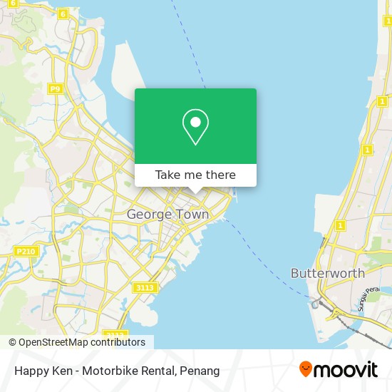 How To Get To Happy Ken Motorbike Rental In Pulau Pinang By Bus Or Ferry