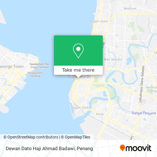 Dewan Dato Haji Ahmad Badawi map