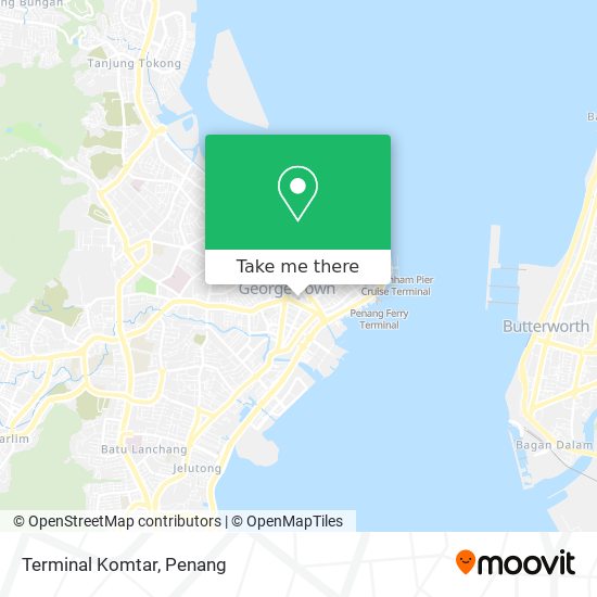 Terminal Komtar map