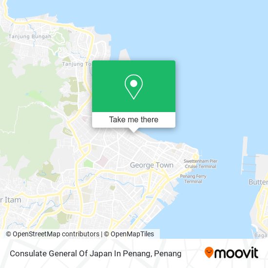 Consulate General Of Japan In Penang map