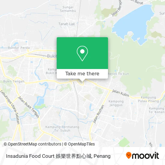 Insadunia Food Court 娛樂世界點心城 map