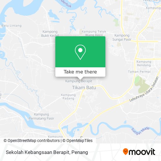 Peta Sekolah Kebangsaan Berapit